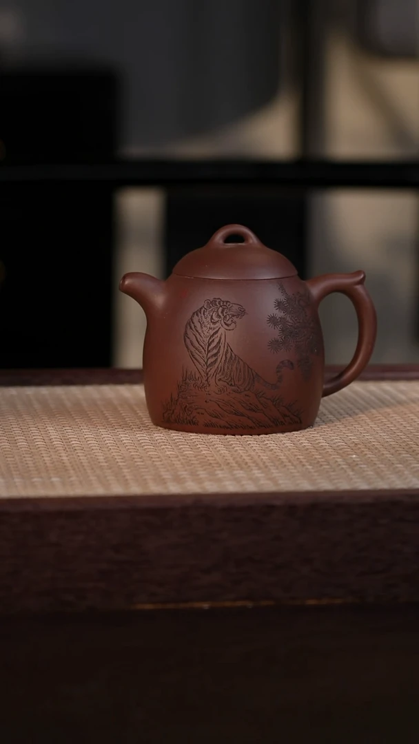 茶壶紫砂老紫泥 360cc