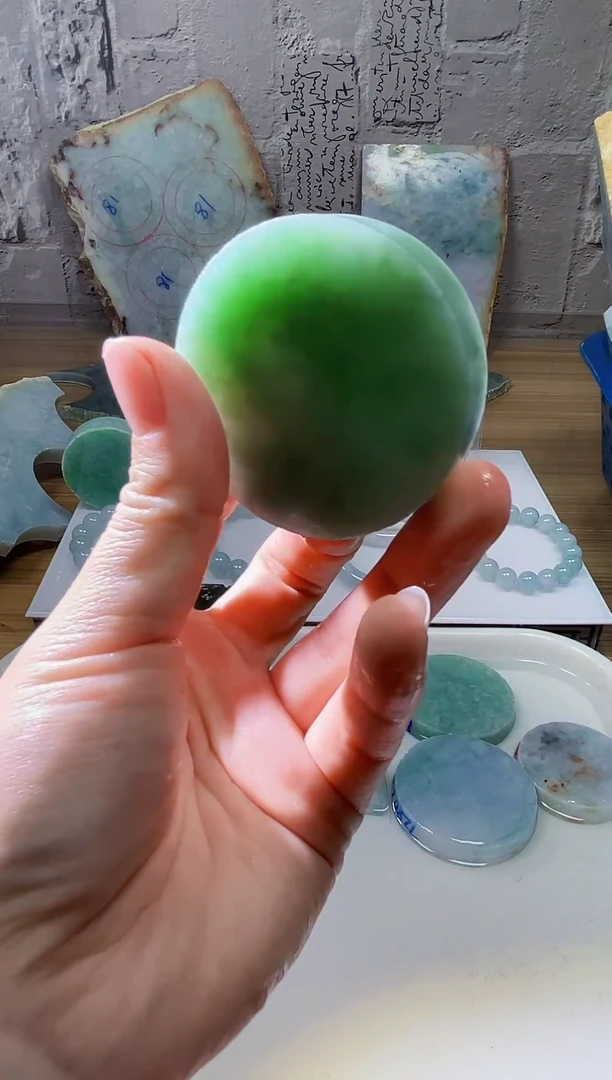 裸石翡翠天然翡翠A货余 南 732