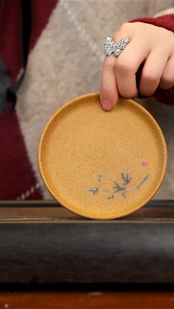 【闪购商品】紫砂茶壶段泥竹杯垫