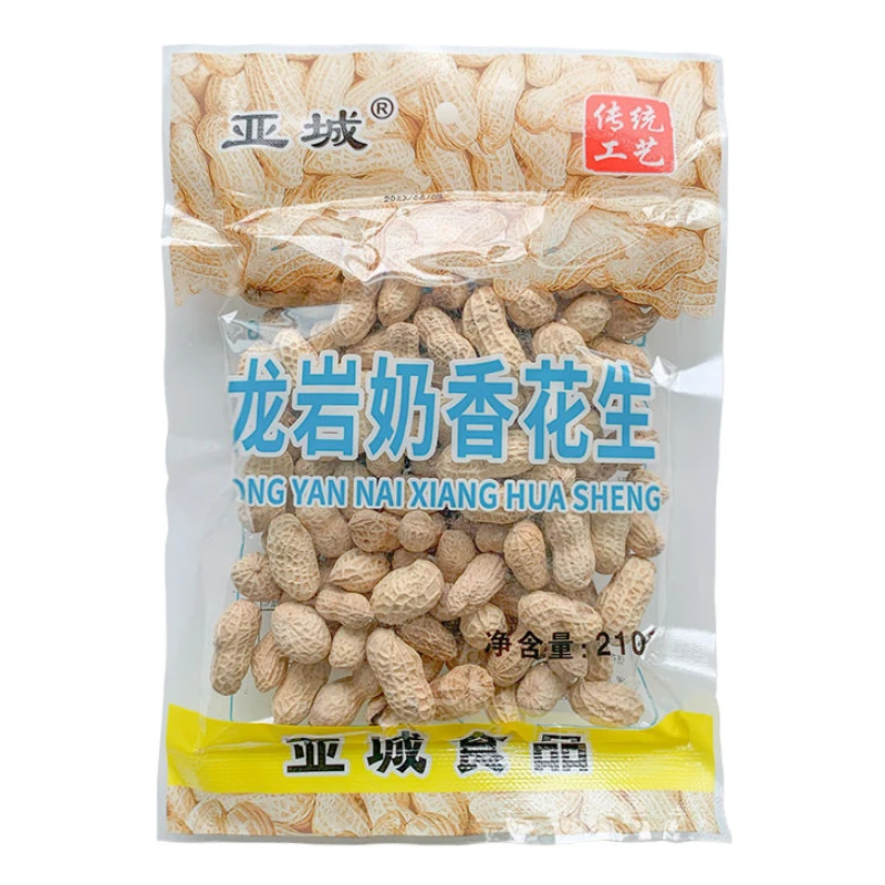 新花生福建龙岩花生 亚城210g蒜香花生 五香花生 零食袋装坚果炒