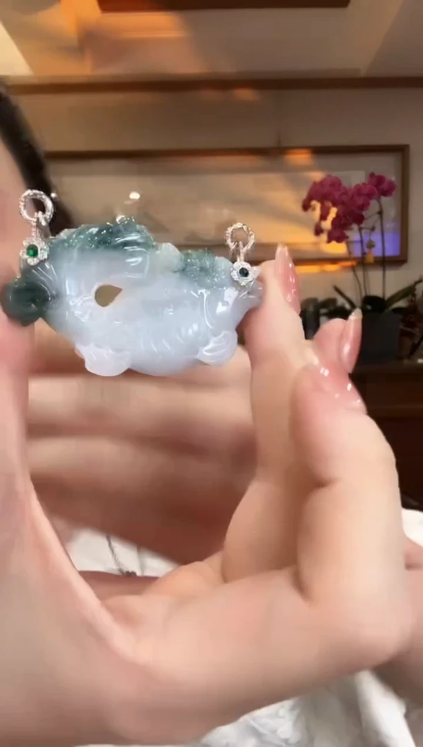 颈饰未镶嵌翡翠国风