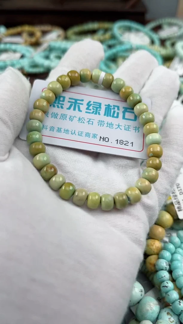 未镶嵌绿松石松石1821