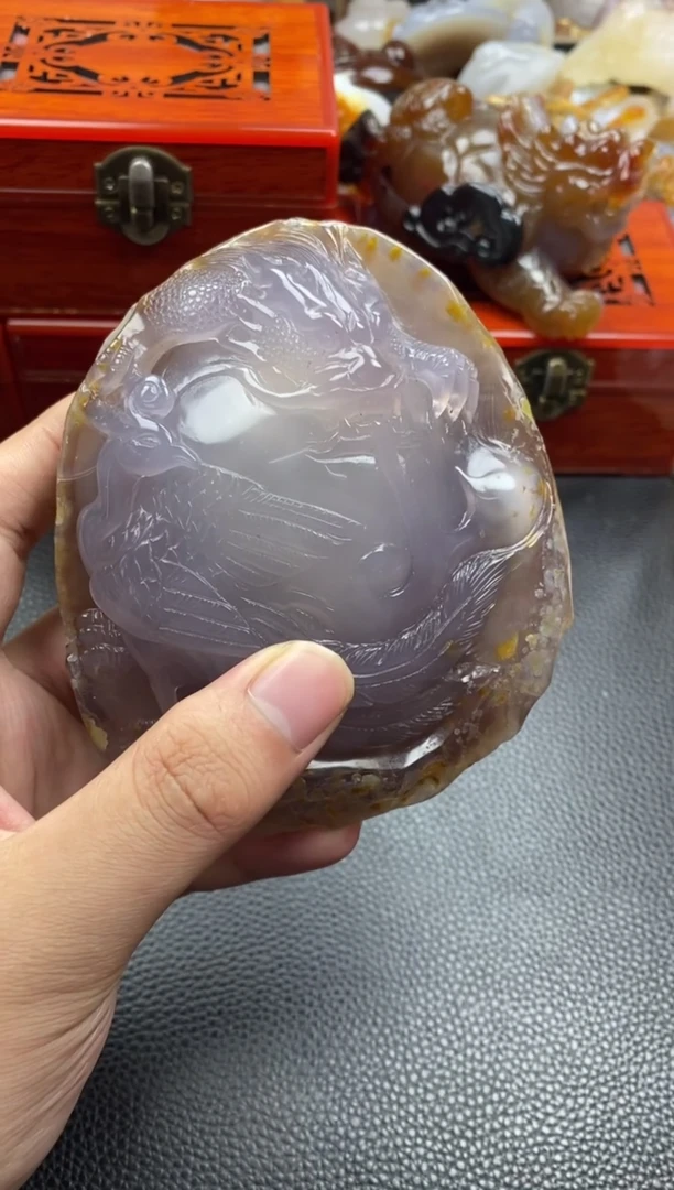 未镶嵌手把玛瑙/玉髓雾*湾00