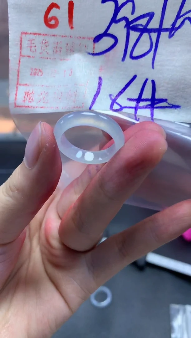 未镶嵌定制翡翠戒圈16#408毛货需精细抛光