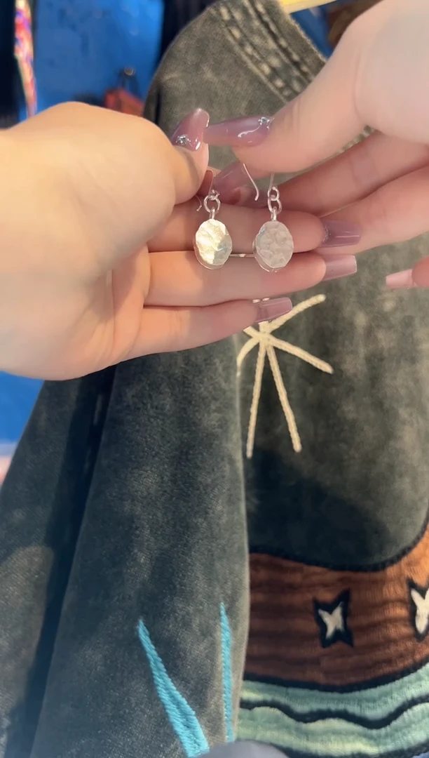 无925银薇**雨耳饰