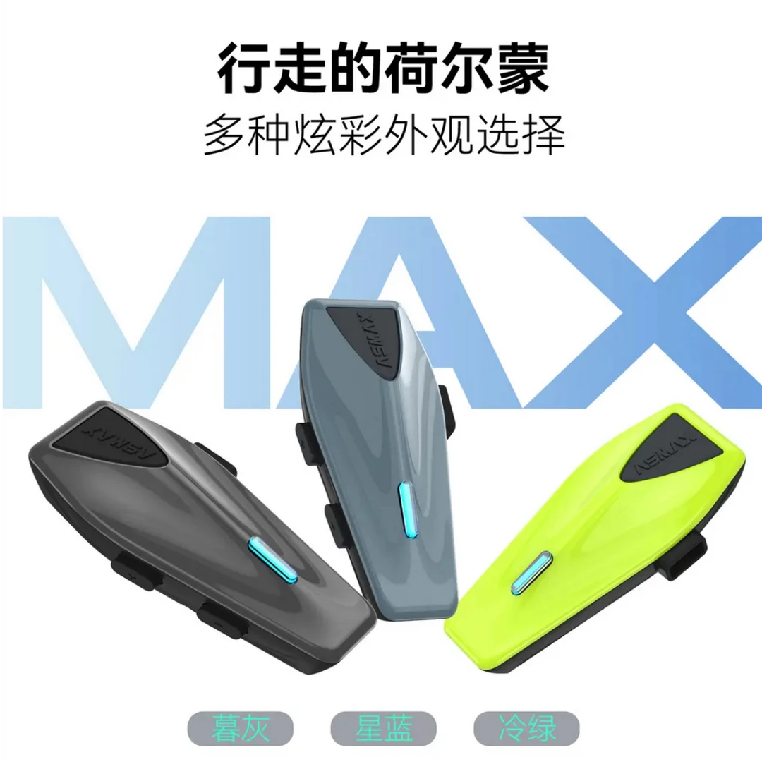 ASMAX S1头盔蓝牙耳机摩托车骑行智能机车降噪通勤对讲头盔耳机