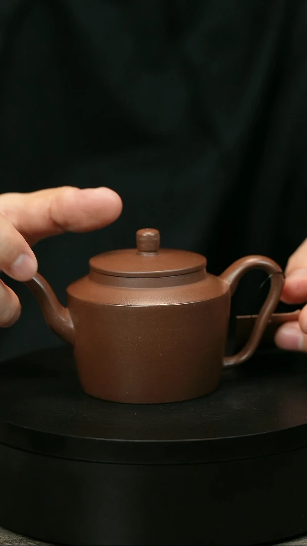 茶壶紫砂一*田H1675周卓琴光素笠帽