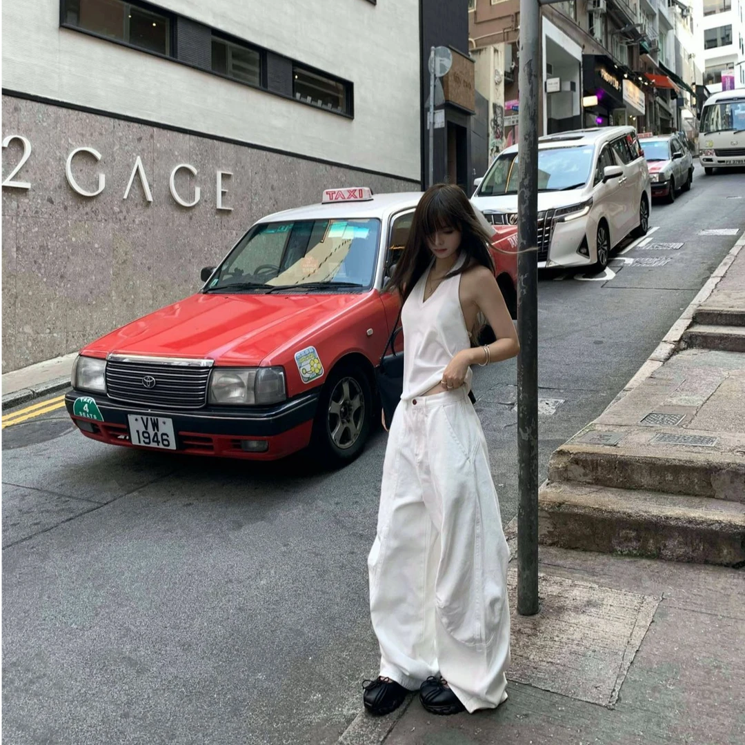 2025夏季新款时尚打底背心露背性感辣妹外穿上衣气质显瘦洋气休闲