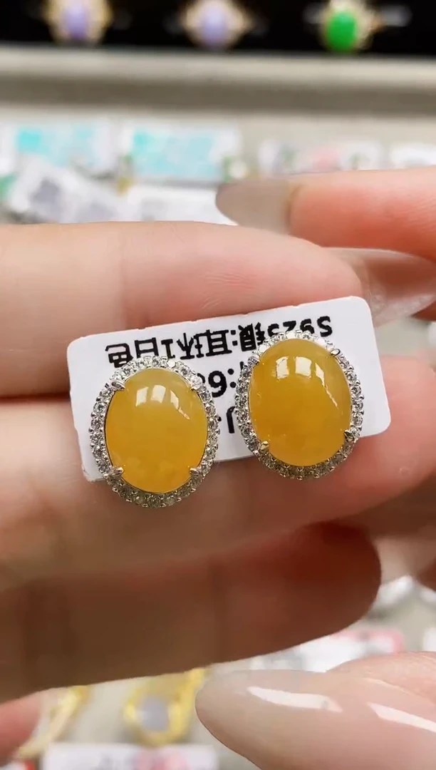 银S925镶嵌戒指翡翠0650