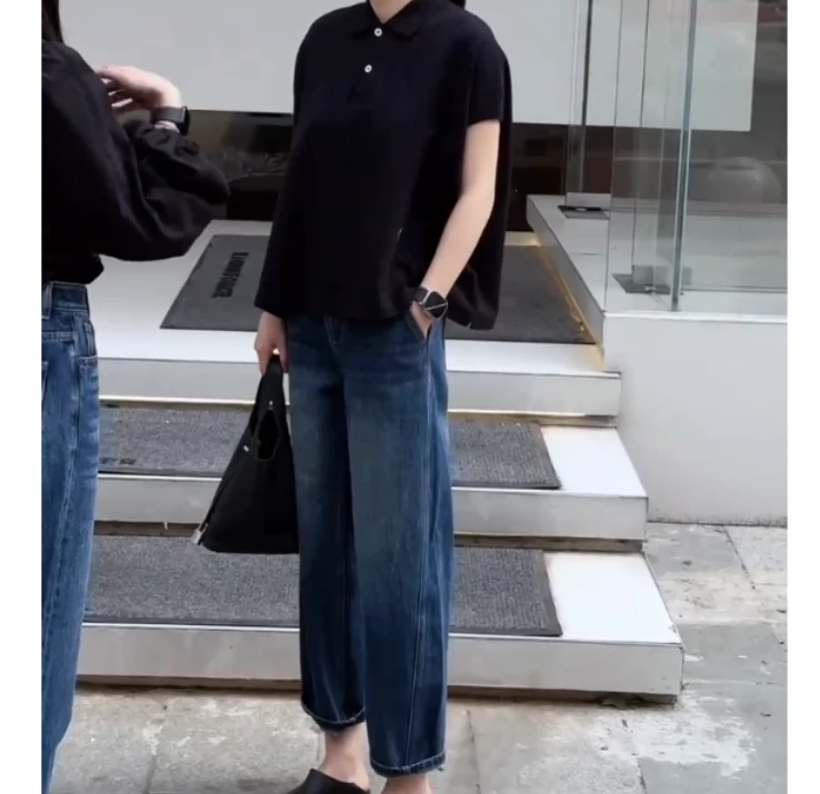 2025夏季新款网红同款洋气减龄气质轻熟上衣裤子女乖a2