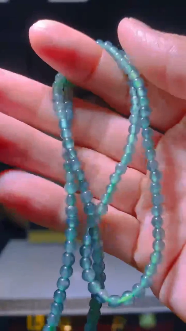 未镶嵌定制翡翠毛货闪购链接XDS037带珠链