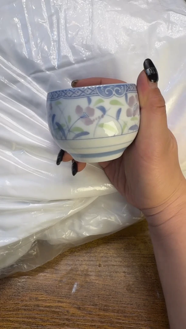 瓷器瓷器瑕疵破破40  L碗