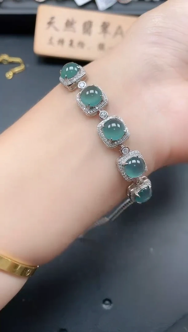 银S925镶嵌戒指翡翠111111