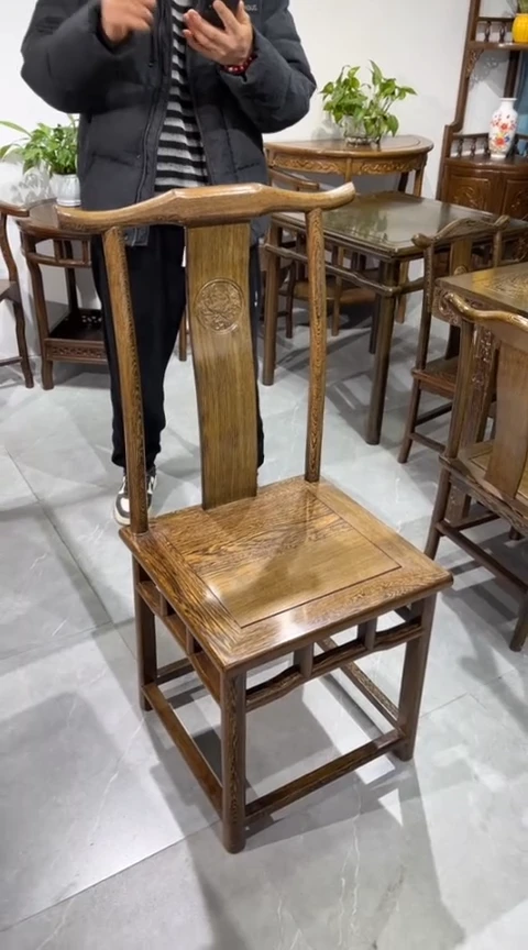 鸡翅木类成套家具鸡翅木椅子45*43*46坐高103总高