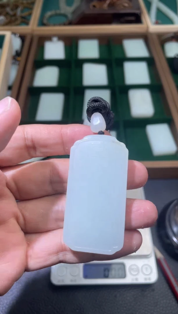 定制和田玉平安牌