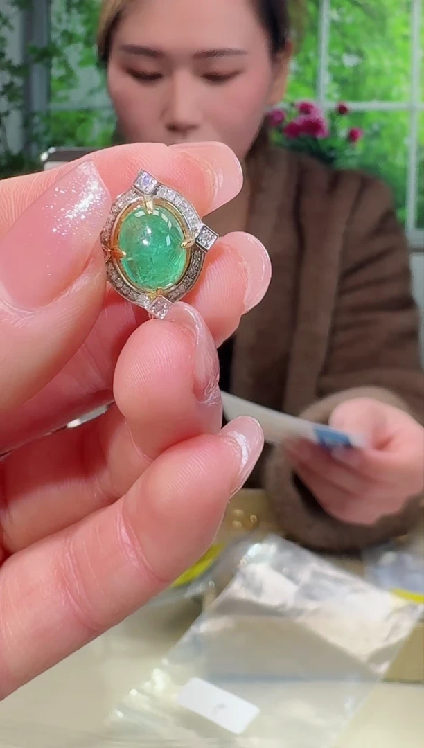 吊坠(不含链)未镶嵌祖母绿天然祖母绿吊坠