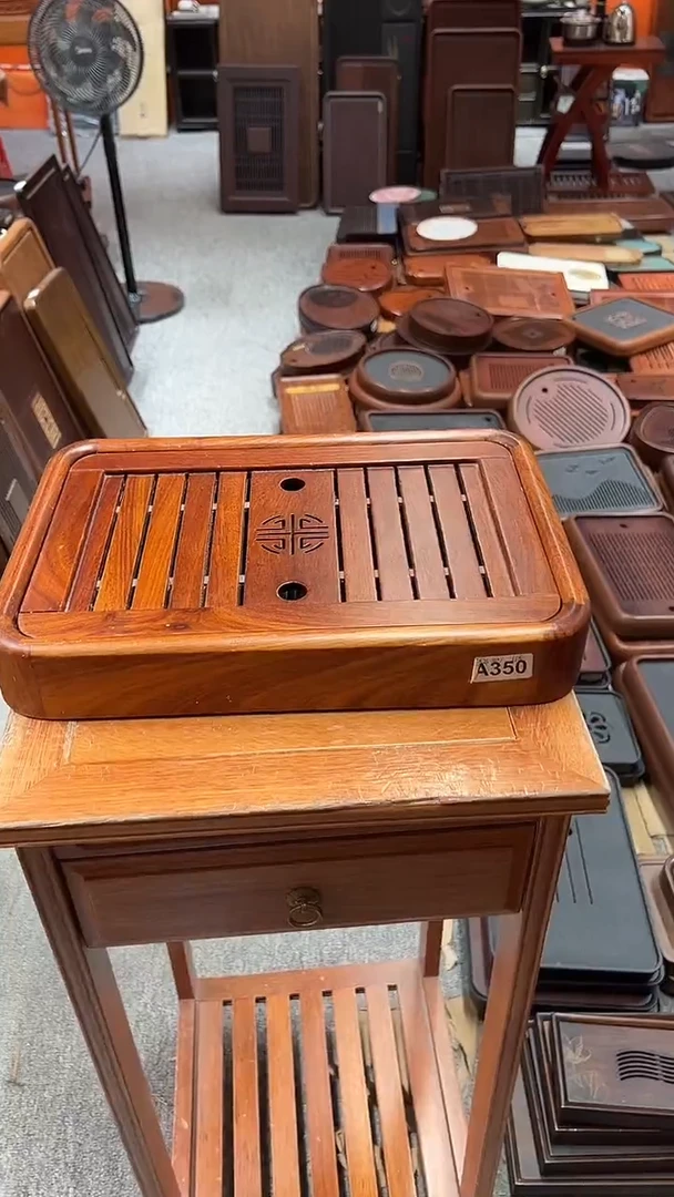 福利大叶花梨木长38CM*宽26CM茶盘