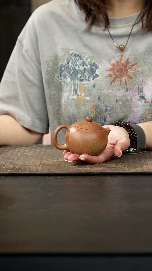 茶壶紫砂柴烧本绿西施150cc