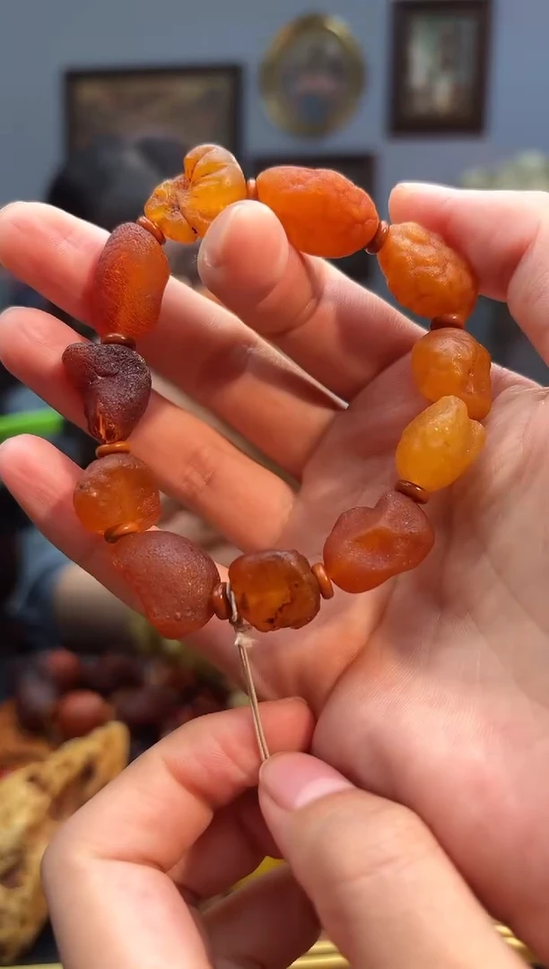 手串琥珀未镶嵌手串