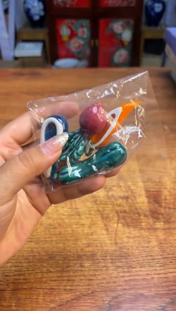 琉璃手工艺品瓷片满20米包邮一单一付