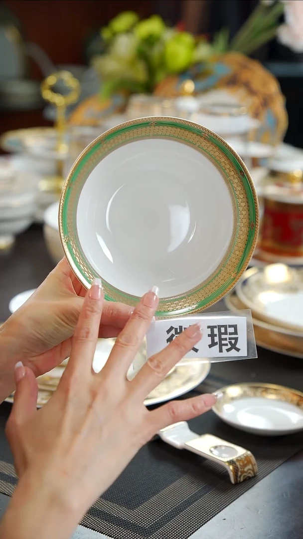 瓷片6英寸水果碗1个