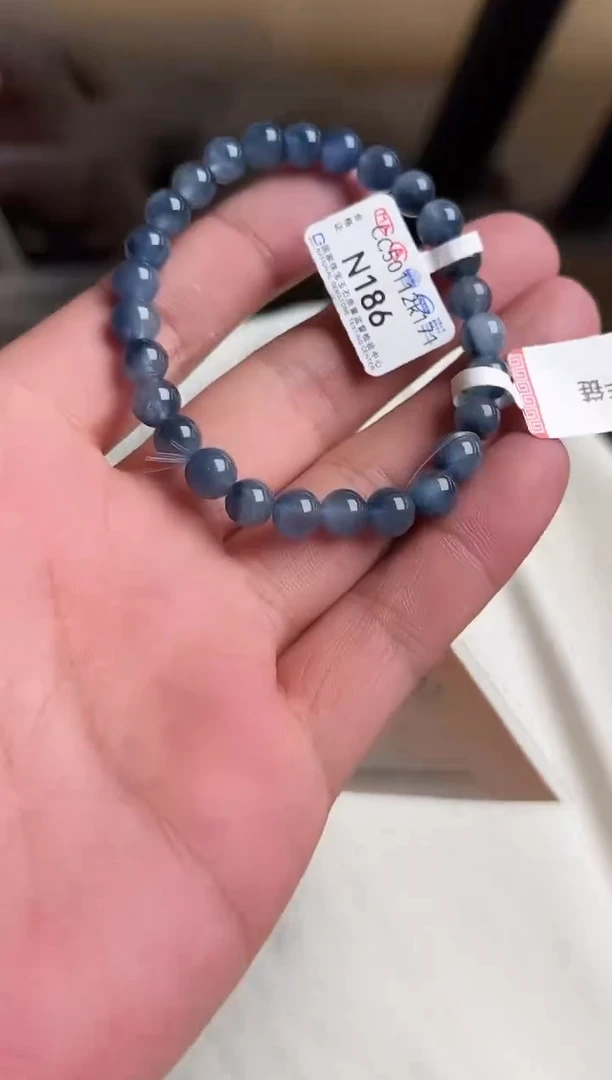 水晶手链未镶嵌N186蓝发 卡7+