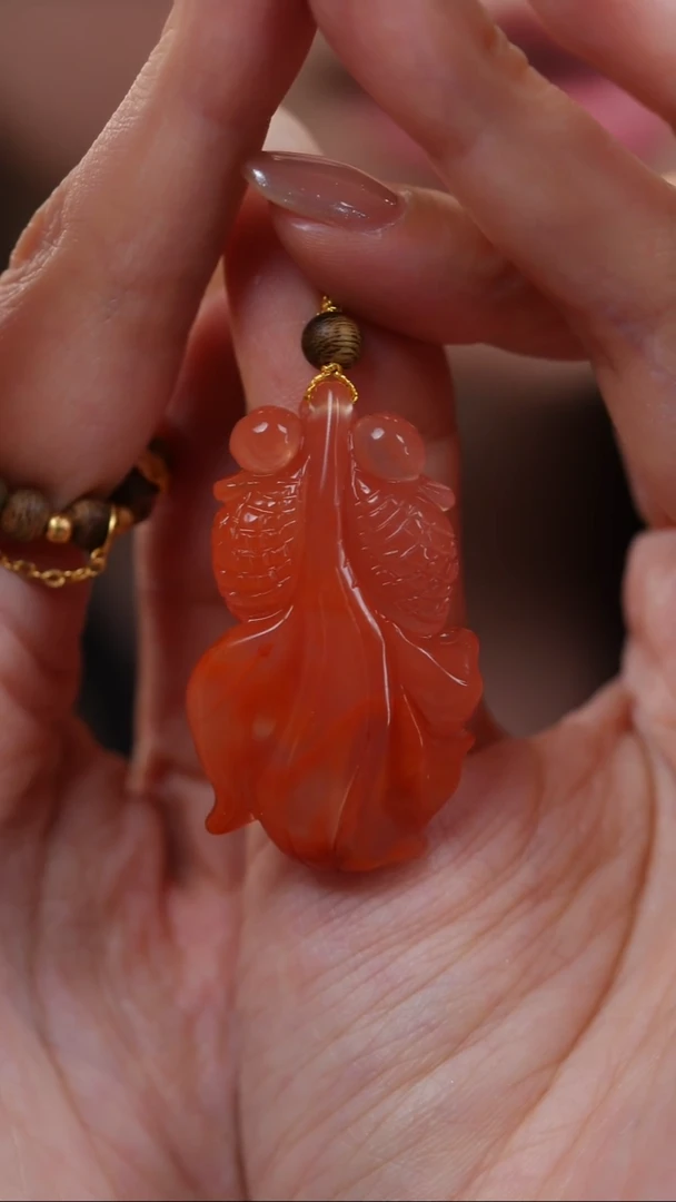 颈饰未镶嵌南红玛瑙4