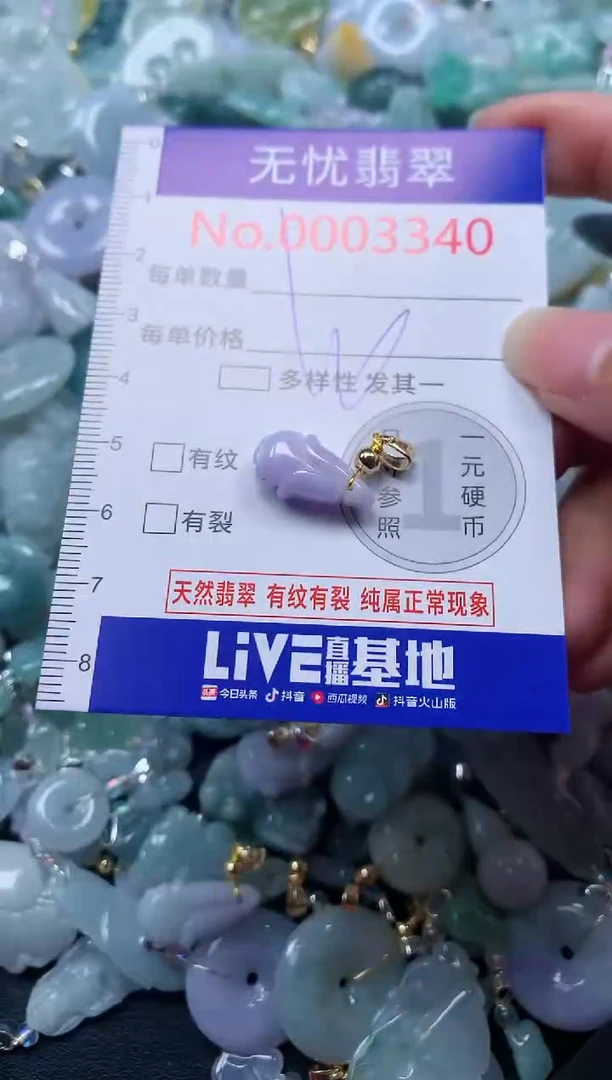 颈饰未镶嵌翡翠3340