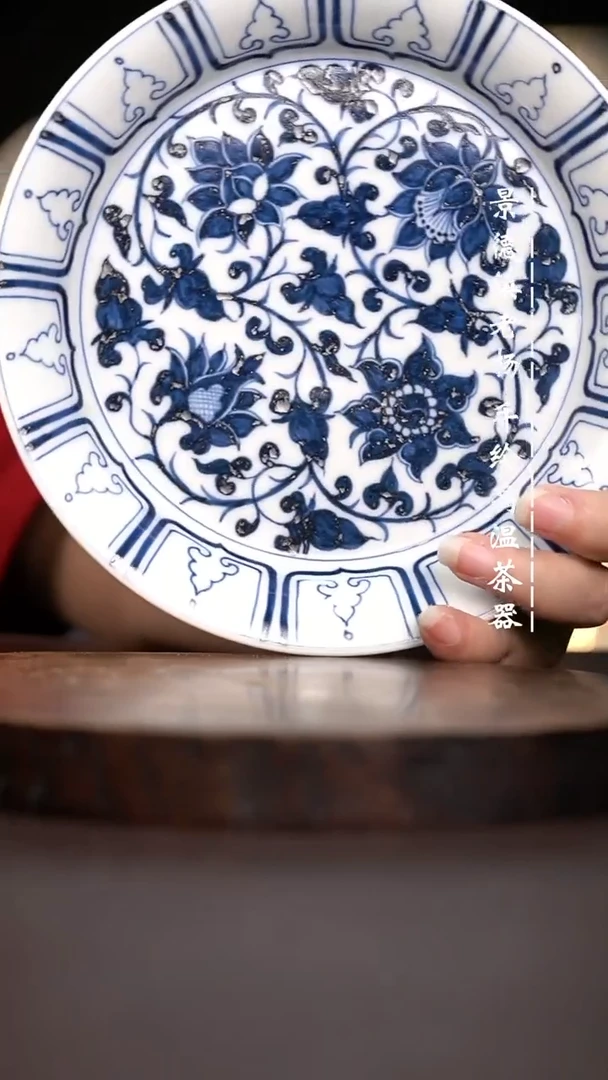 现代瓷全手绘茶具