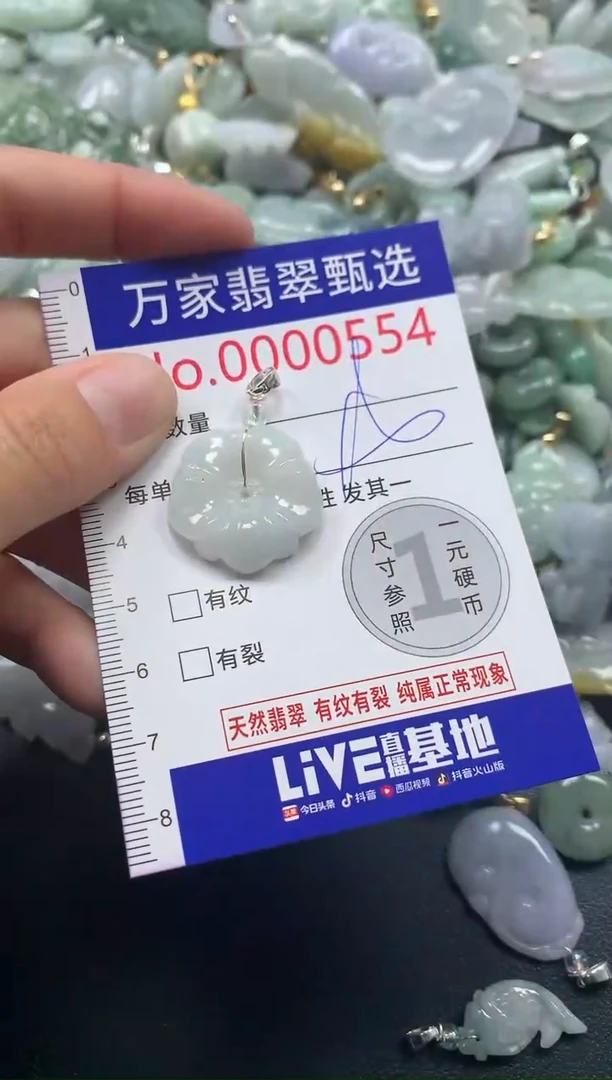 吊坠(不含链)未镶嵌翡翠0554