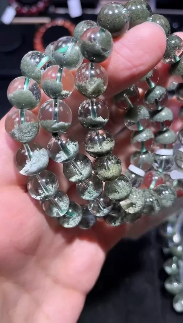 【闪购商品】水晶手链未镶嵌绿幽灵单圈A10（多样性发其一）