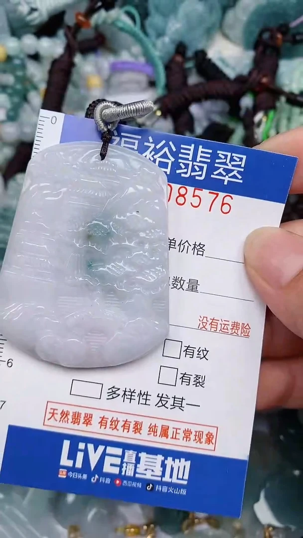翡翠未镶嵌颈饰...0008576
