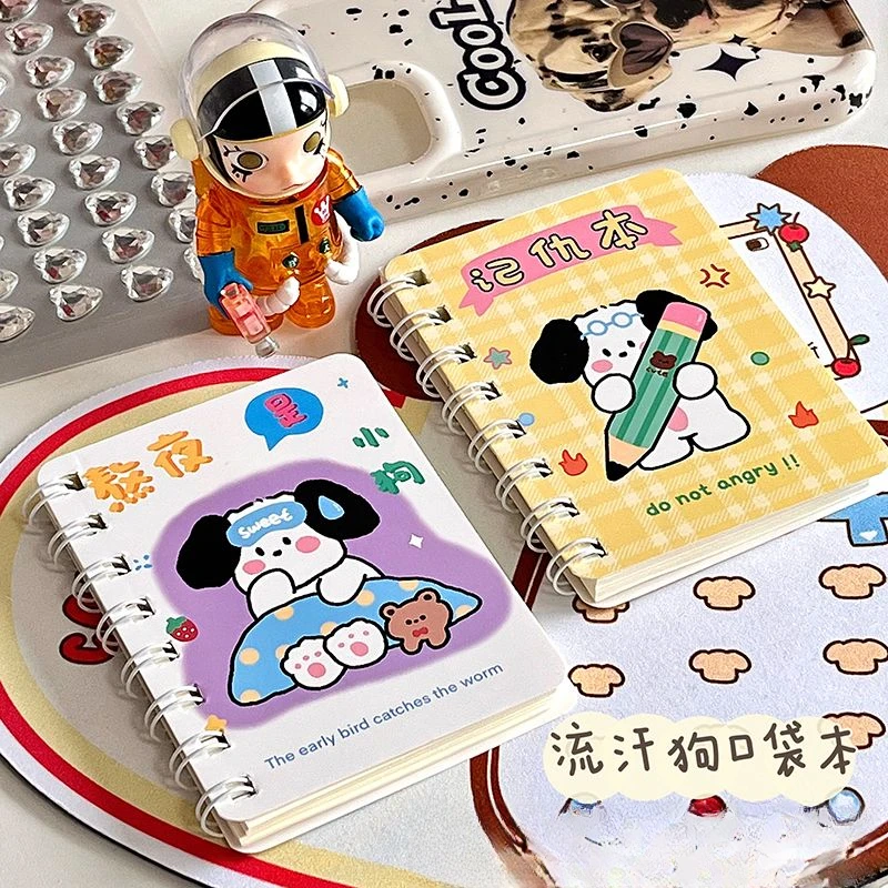 ins风记仇本迷你横线线圈本日系口袋本便携随身记事本可爱卡通本