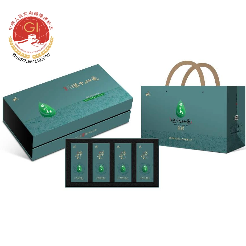 [门店同款]绿娇子牌汉中仙毫明前绿茶200g一级仙毫礼盒馥雅