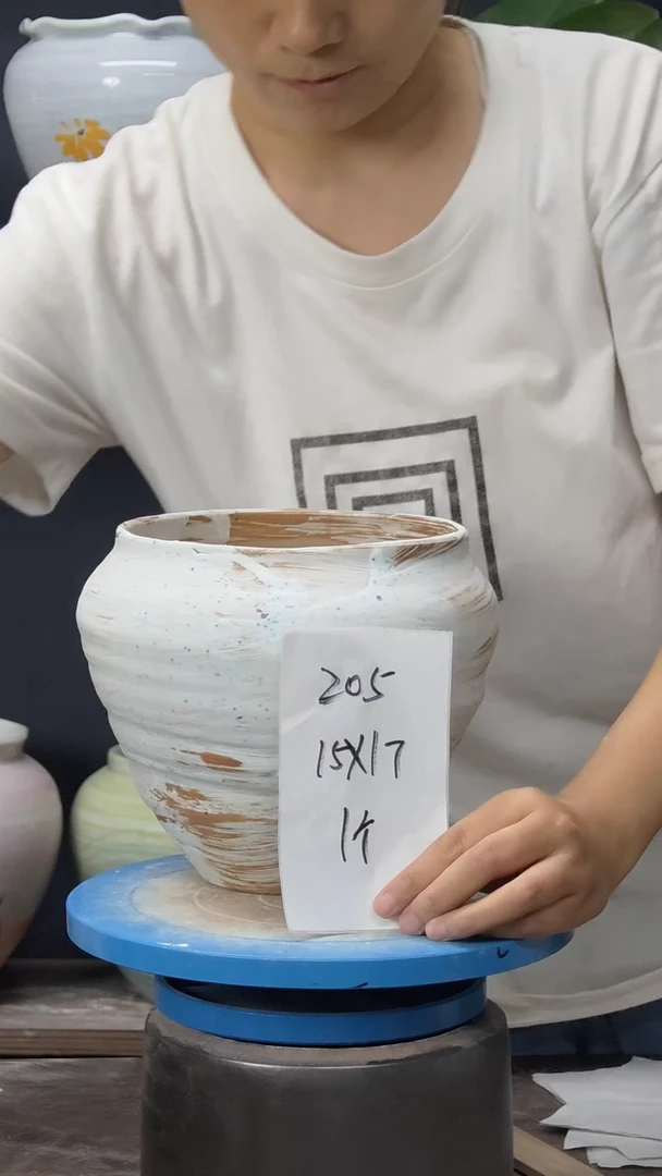 景德镇花盆默认微瑕205