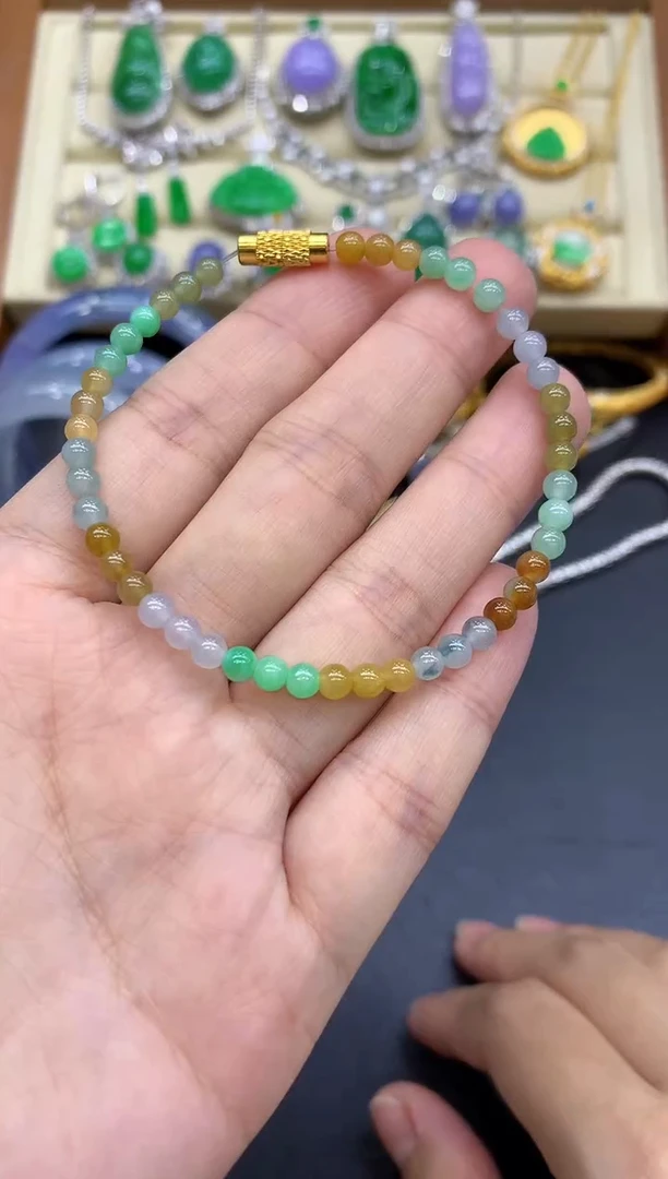 未镶嵌手串翡翠151-中国好珍宝