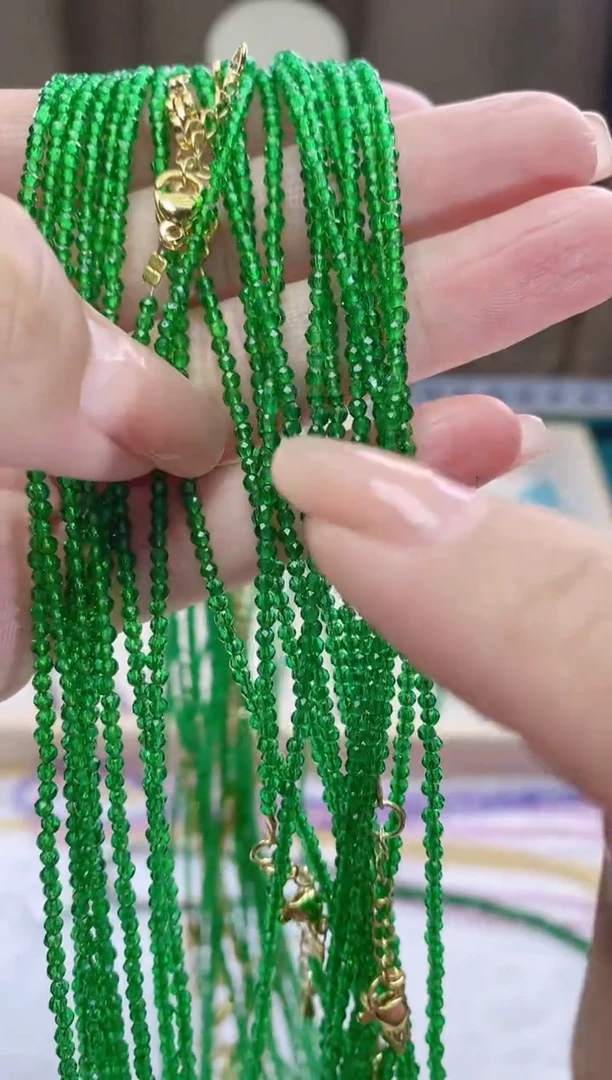 【闪购商品】尖晶石颈饰14K金镶嵌诗颜珠宝甄选SYZB350