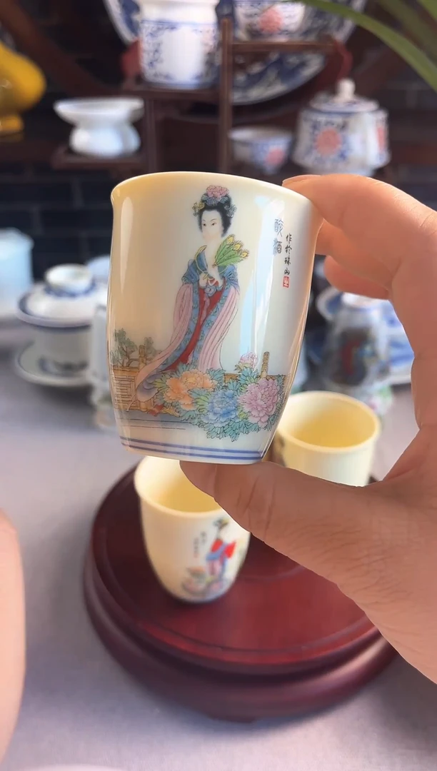 杯子景德镇陶瓷艺术品贵妃