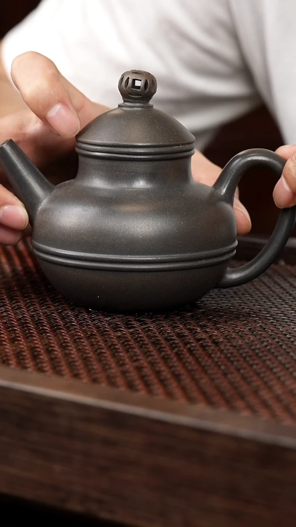 茶壶紫砂6-1玉带{老}