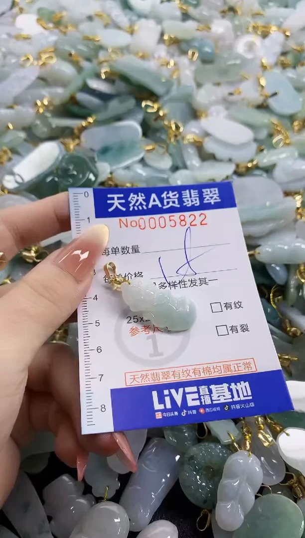 颈饰未镶嵌翡翠天然A货翡翠