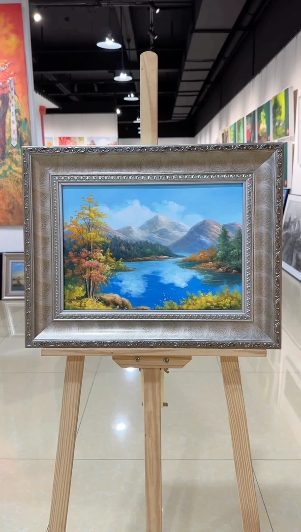 精品手绘油画作品《风景》52*41外