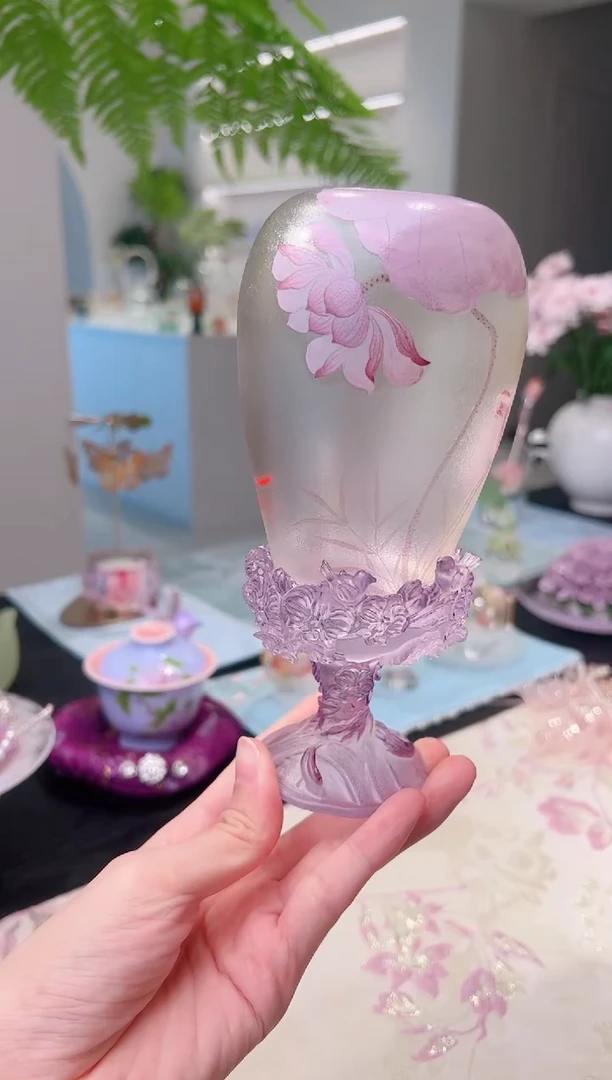 景德镇纯手绘茶具-如图所示-烛灯
