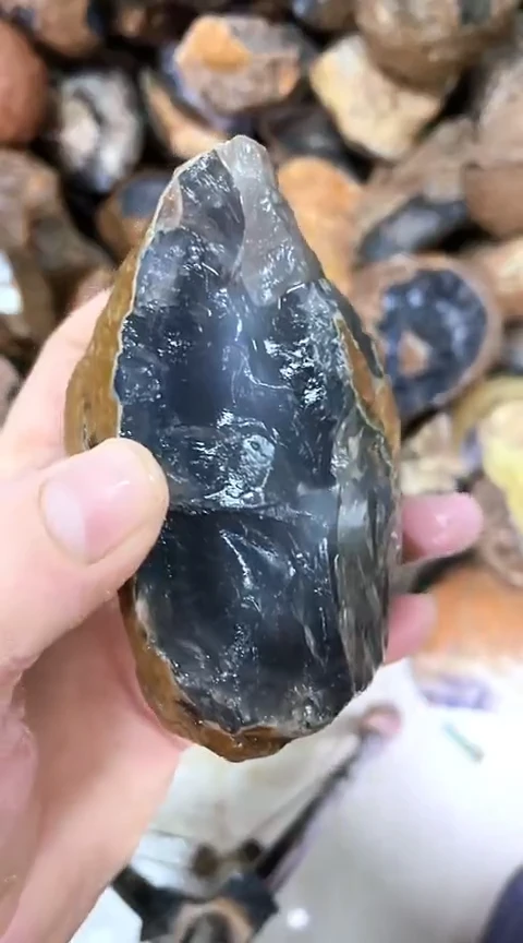 定制玛瑙休*人原石1002474