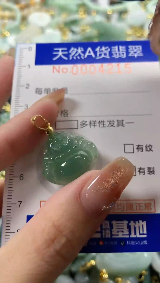 颈饰未镶嵌翡翠天然A货翡翠