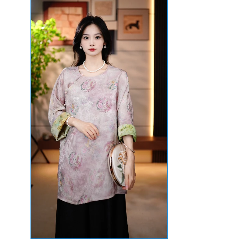 【双面穿】新中式国风时尚高级感轻奢腰绳开襟