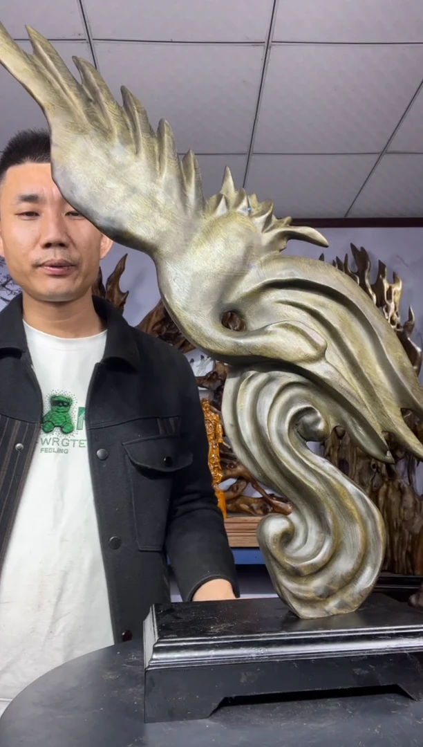 金丝楠木雕款中****生金丝楠木工艺品摆件