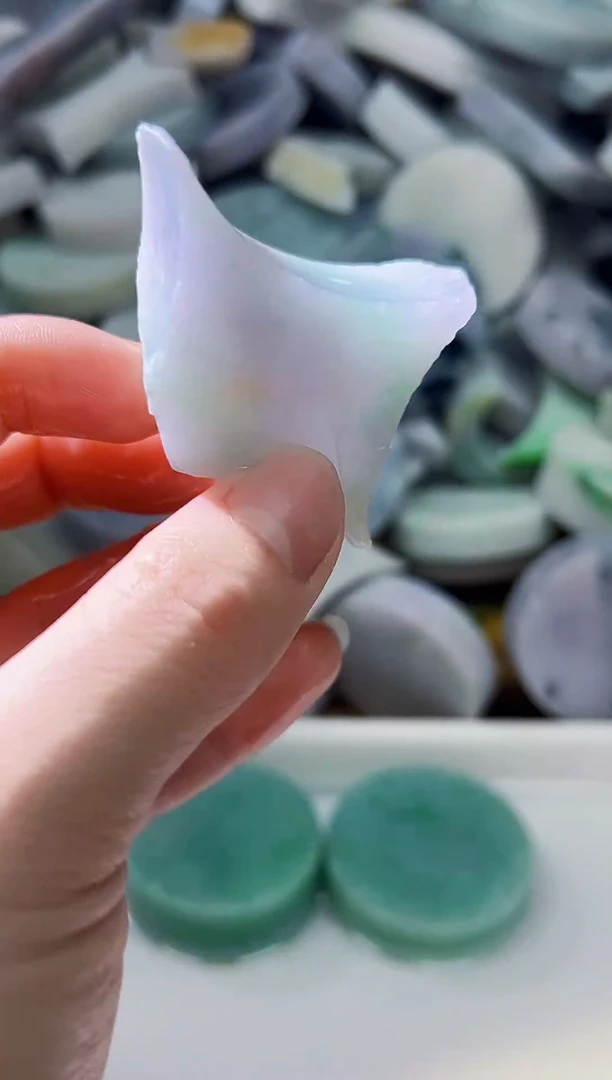 裸石翡翠天然翡翠A货余 南 383