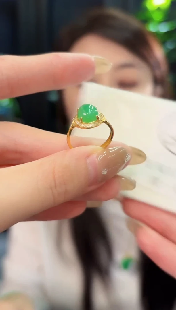 翡翠戒指未镶嵌缅料A货/多样性发货/一件
