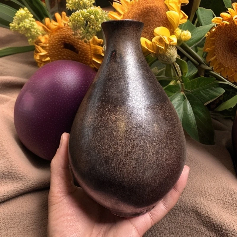 窑啊窑-纯手工土陶柴窑系列-插花瓶01号