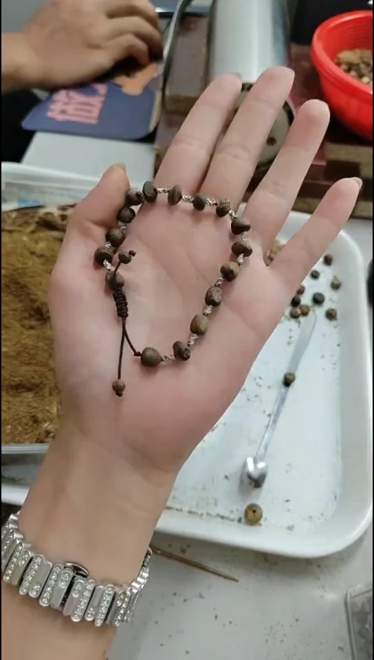 沉香手串奇楠沉香编织绳手串高结油